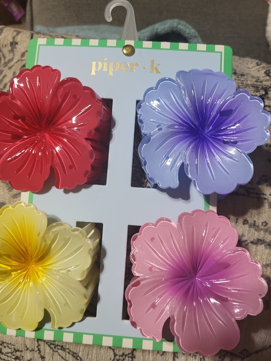 Piper K Accessories - Piper·K Floral Hair Clips
